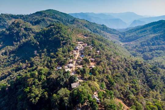 Ban Huai Yakin, Mae Hong Son Province in Thailand
