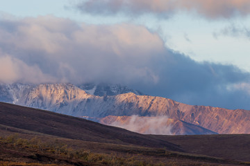 Denali National Park Alaska Scenic Autumn Landscape