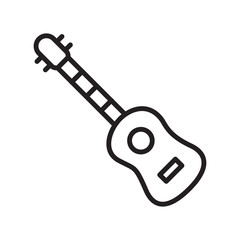 GUITAR icon design, flat style icon collection