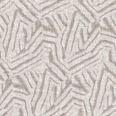 Ragged worn aging beige canvas burlap tan wrinkled crumpled noisy graphical tile. Stained distressed mottled worn effect weathered damaged folk design. Seamless repeat raster jpg pattern swatch.