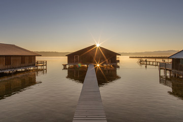 Lake Starnberg Sunrise over the Cottage