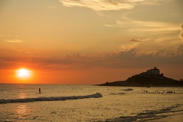 Pôr do sol praia de Itaúna Saquarema - Rio de Janeiro - Brasil - Sunset beach of Itaúna Saquarema - Rio de Janeiro - Brazil