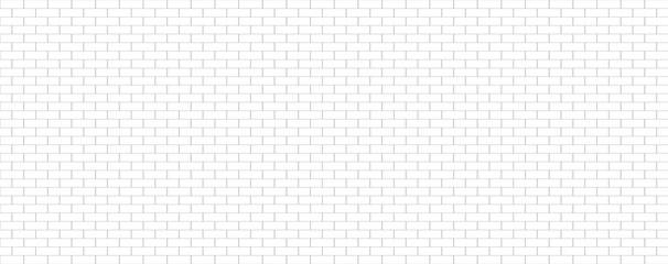 White brick walls pattern background and texture. The texture of the brick is white. Background of...