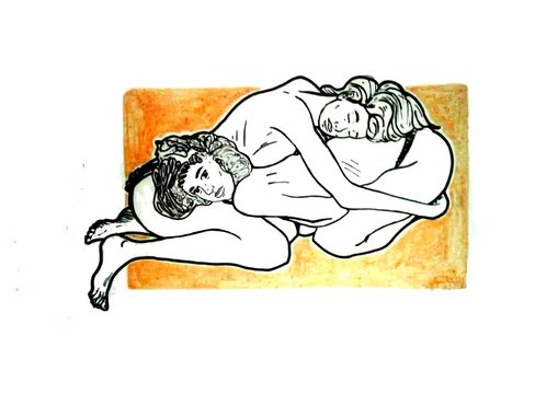 el amor es un regalo mutuo, las pieles son reflejos, el abrazo nos tomamos las almas 