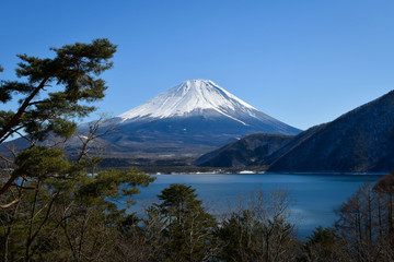 The landscape of mount fuji, japan