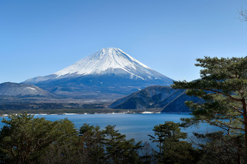 The landscape of mount fuji, japan