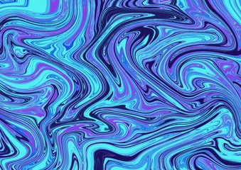 Abstract background illustration , Fluid marble texture. 
