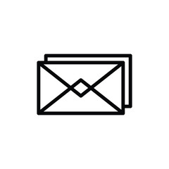 envelope icon vector design template