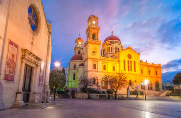 Agios Minas (Saint Minas) Cathedral, Heraklion, Crete island, Greece