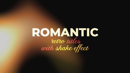 Retro Shaky Titles
