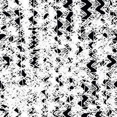 Black and white grunge seamless. Abstract repeating background. Monochrome pattern for fabric, wrapping paper