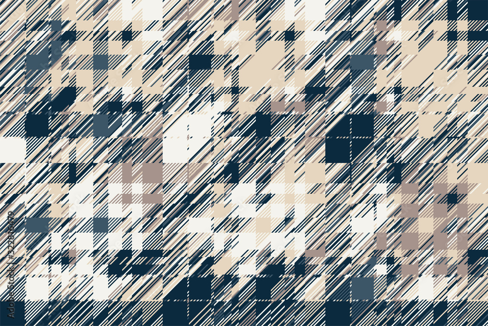 Poster modern glitch background. color geometric abstract pattern vector.