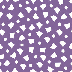Simple shapes seamless pattern background.