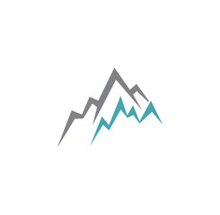 Mountain related icon on background for graphic and web design. Creative illustration concept symbol for web or mobile app.
