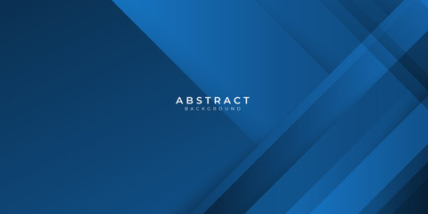 Obraz premium Dark blue abstract background with modern and futuristic corporate concept for presentation design