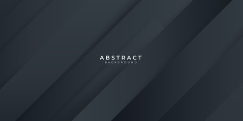 Black gradient silver abstract background vector for presentation design