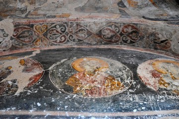 Fototapeta na wymiar the interior of the orthodox church