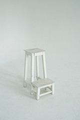 chair in cyclorama on a white background