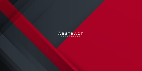 Modern tech design of black red abstract metallic carbon shiny color frame background. Red box rectangle gradient with stripes. Vector template for gamer and presentation