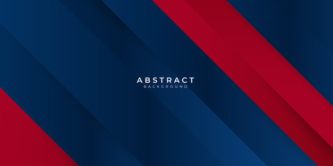 Red gradient blue box rectangle abstract background vector presentation design