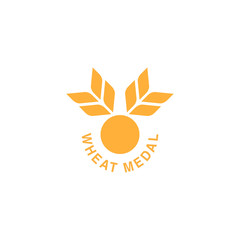 Wheat or barley ears. Harvest wheat grain, growth rice stalk and whole bread grains or field cereal nutritious rye grained agriculture products ear symbol.