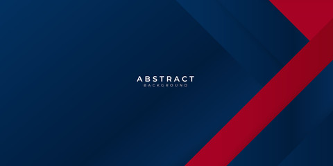 Red gradient blue box rectangle abstract background vector presentation design