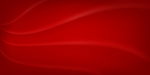 Abstract background with wavy surface in red colors
