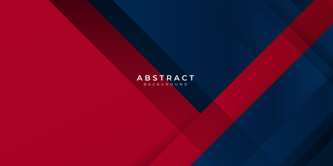 Blue gradient red box rectangle abstract background vector presentation design
