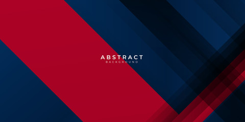 Red blue gradient box rectangle abstract background vector presentation design