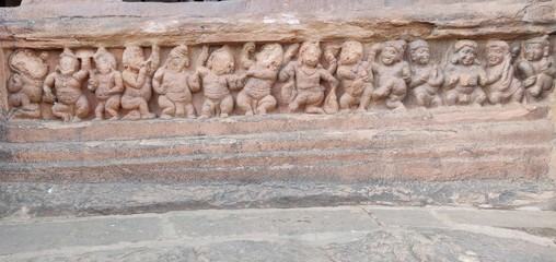 Wall of Ancient Temple