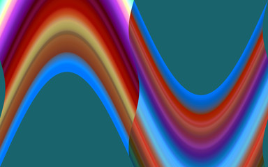 Abstract rainbow wave background