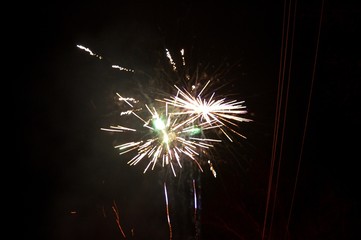 fireworks on New Year's Eve
