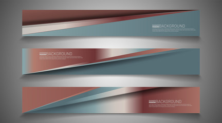 Vector material design banner background. Abstract creative concept of business modern graphic layout template.