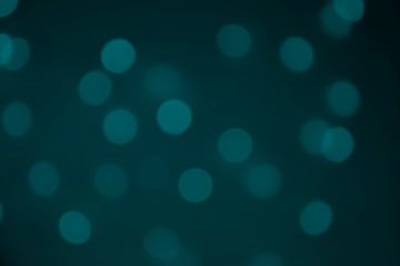 Blue Green Bokeh images abstract background