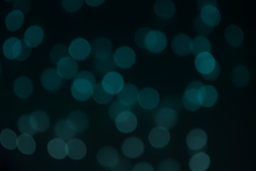 Blue Green Bokeh images abstract background