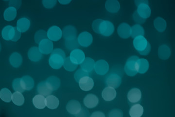 Blue Green Bokeh images abstract background