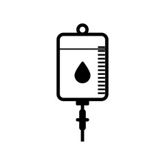 blood bag icon design vector logo template EPS 10
