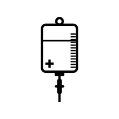 blood bag icon design vector logo template EPS 10