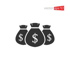 Money Bag Icon Design Vector