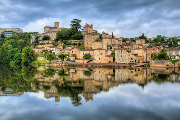 Fototapeta na wymiar From the Beautiful Village of Puy-l'Eveque, France