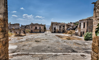 Ruins of Poggioreale, Sicily