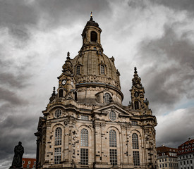 Obraz premium The Frauenkirche in Dresden, Germany