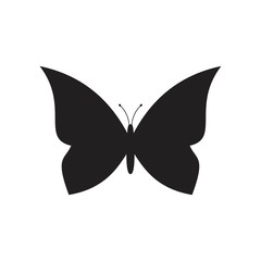 Butterflies Icon template black color editable. Butterflies Icon symbol Flat vector illustration for graphic and web design.