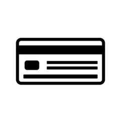 Credit card icon. Bank payment method sign. Online Shopping symbol. Quality design element. Vector on white background