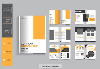 corporate business flyer template - obrazy, fototapety, plakaty