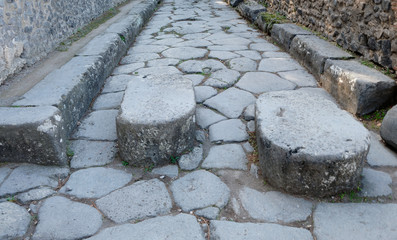 Stepping stones at Pompeii