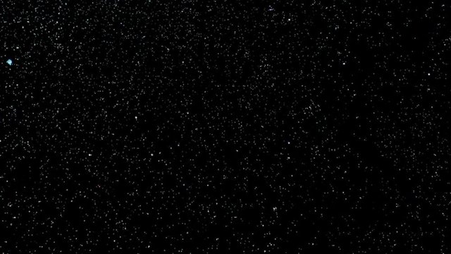 Night sky with blinking stars
