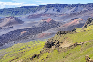 Haleakalā  or the East Maui Volcano -  a massive shield volcano  of the Hawaiian Island of Maui.