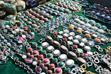 Retro Jewellery in flea market