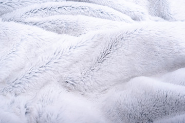 fluffy fleece white background material